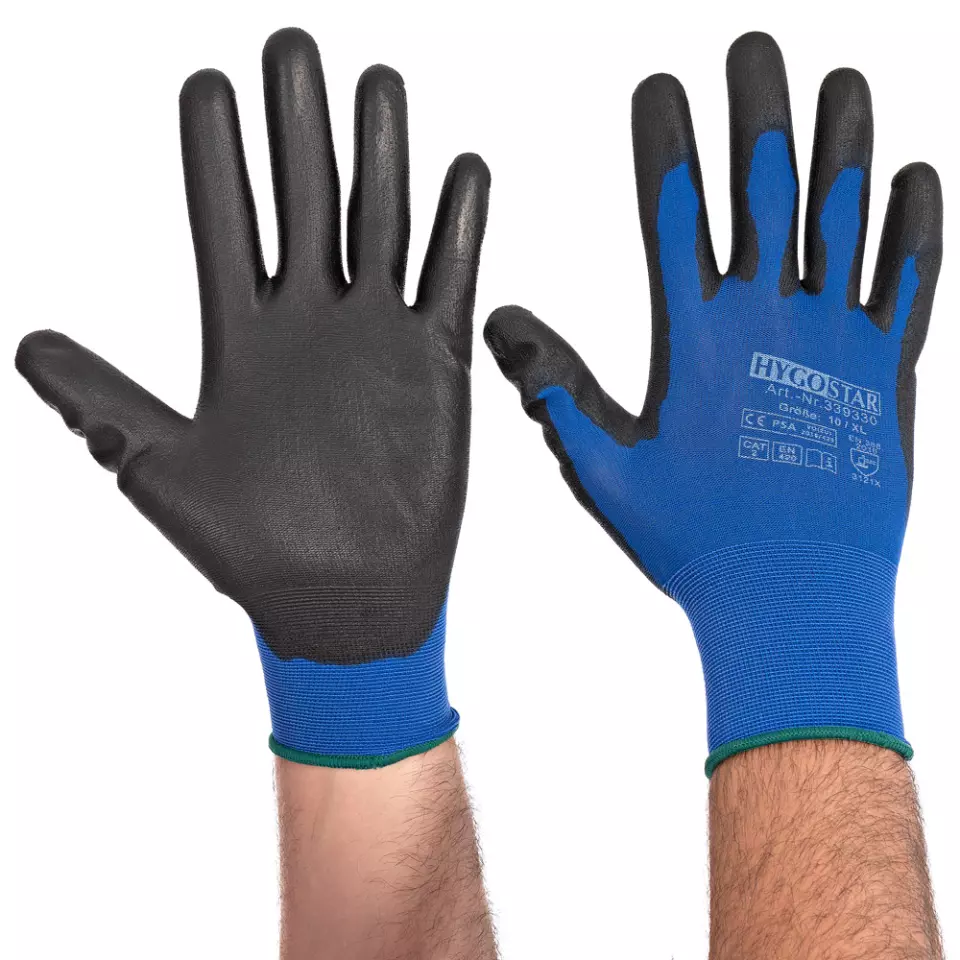 Coating Coverage · Palm And Finger feature highlight
