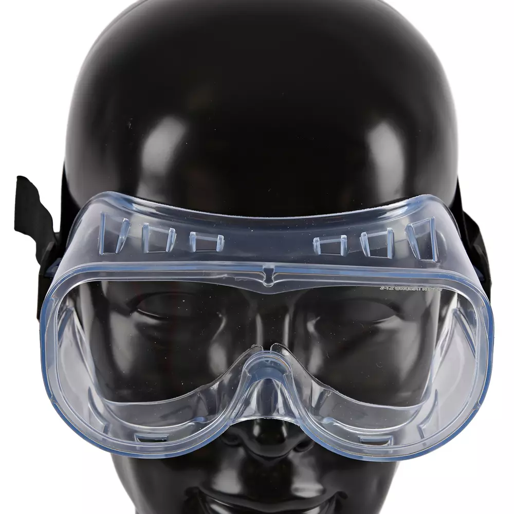 HygoStar 85100, Universal Full View Ventilated PVC Safety Goggles, White, image 4
