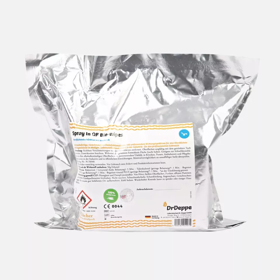 Franz Mensch 315339, Spray In QF Surface Disinfection Wipes, Cellulose, image 1, gallery thumbnail