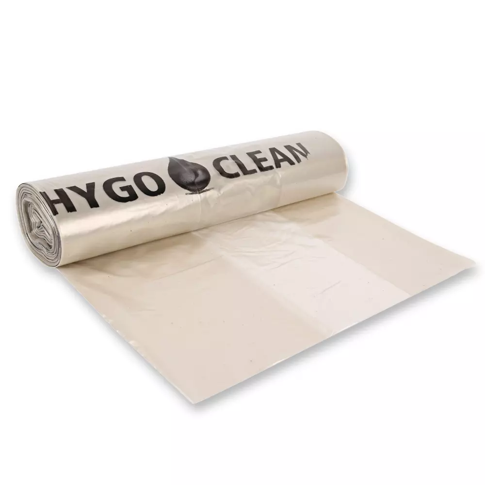 HygoClean 32654, Light LDPE Waste Bags, 70 l, Black, Roll, image 2