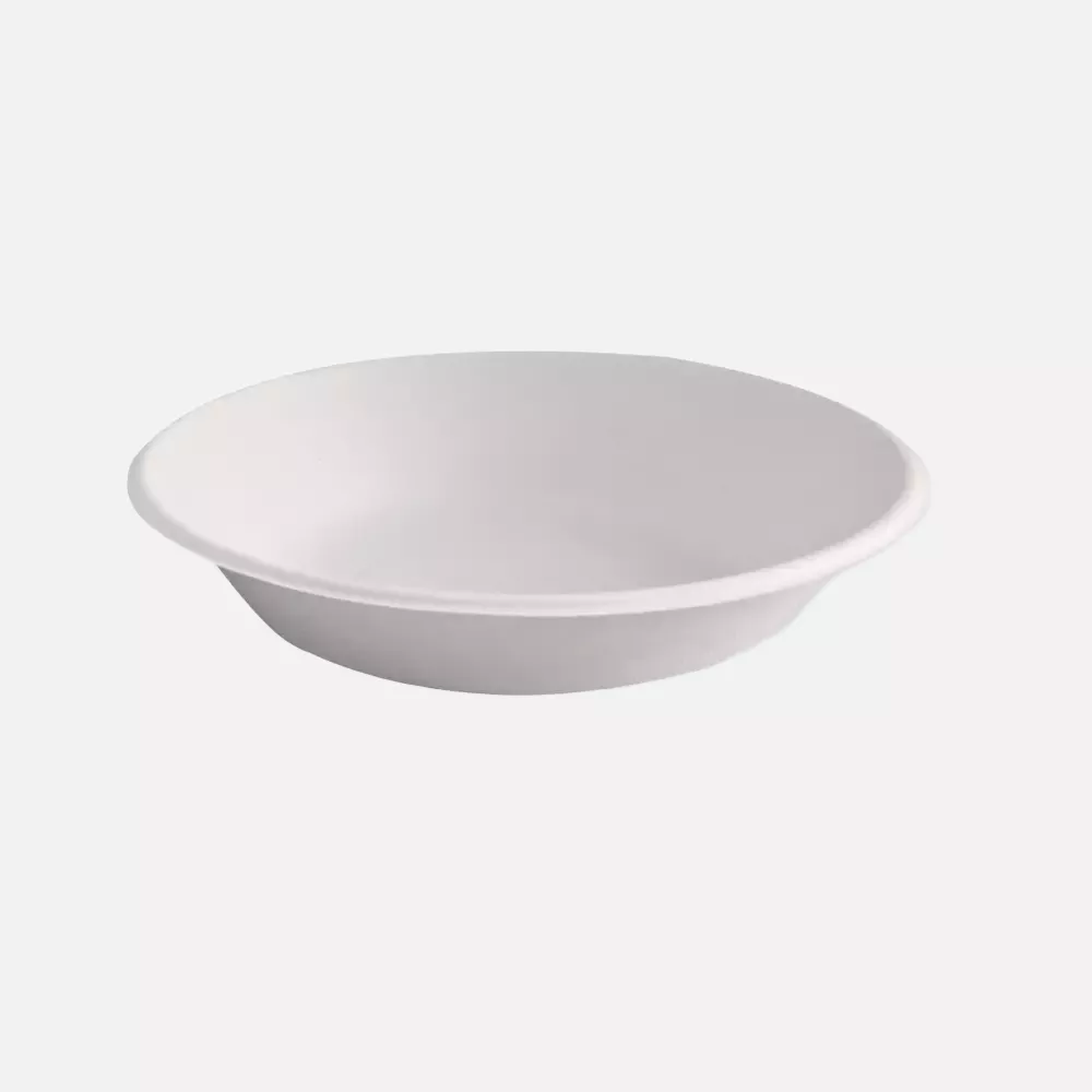 NATUREStar 41168, Organic Flat Round Bagasse Bowls, 680 ml, Ø 190 mm, image 1