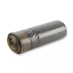 HygoClean 32451, Eco LDPE Garbage Bags, 60 l, Grey, Roll