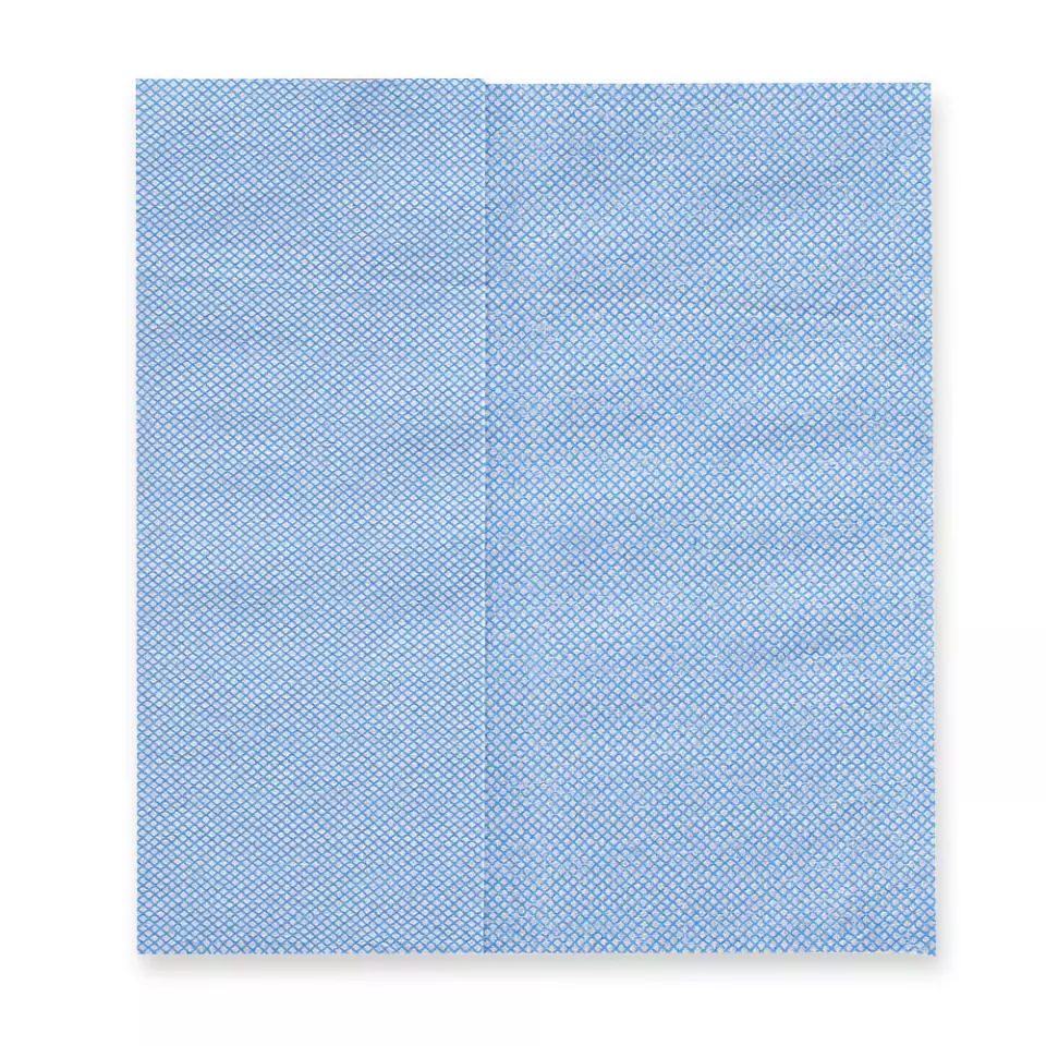 HygoClean 317516, Pleated Cellulose Cleaning Cloths, Blue, image 2, gallery thumbnail