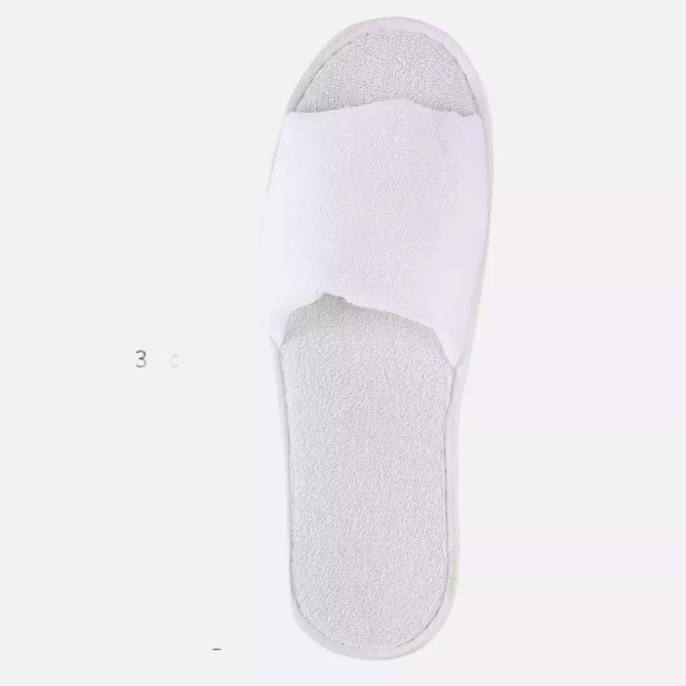 HygoNorm 55511, Classic Slippers, Open, White, Polyester, image 3