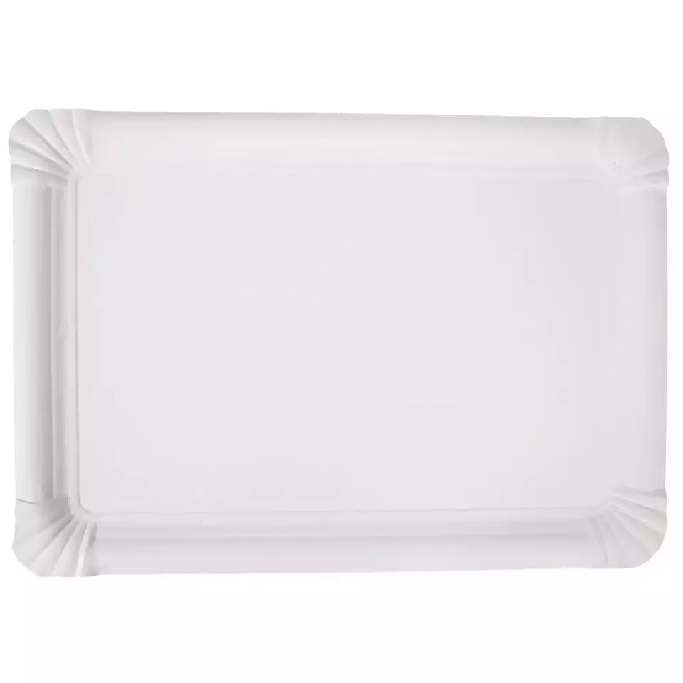 NATUREStar 41501, Rectangular Organic Virgin Fibre Carton Paper Plates, 230 x 330 mm