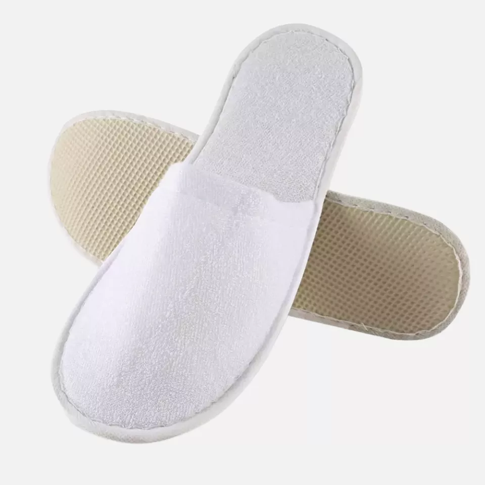 HygoNorm 55516, Classic Polyester Slippers, Closed, White, image 1, gallery thumbnail