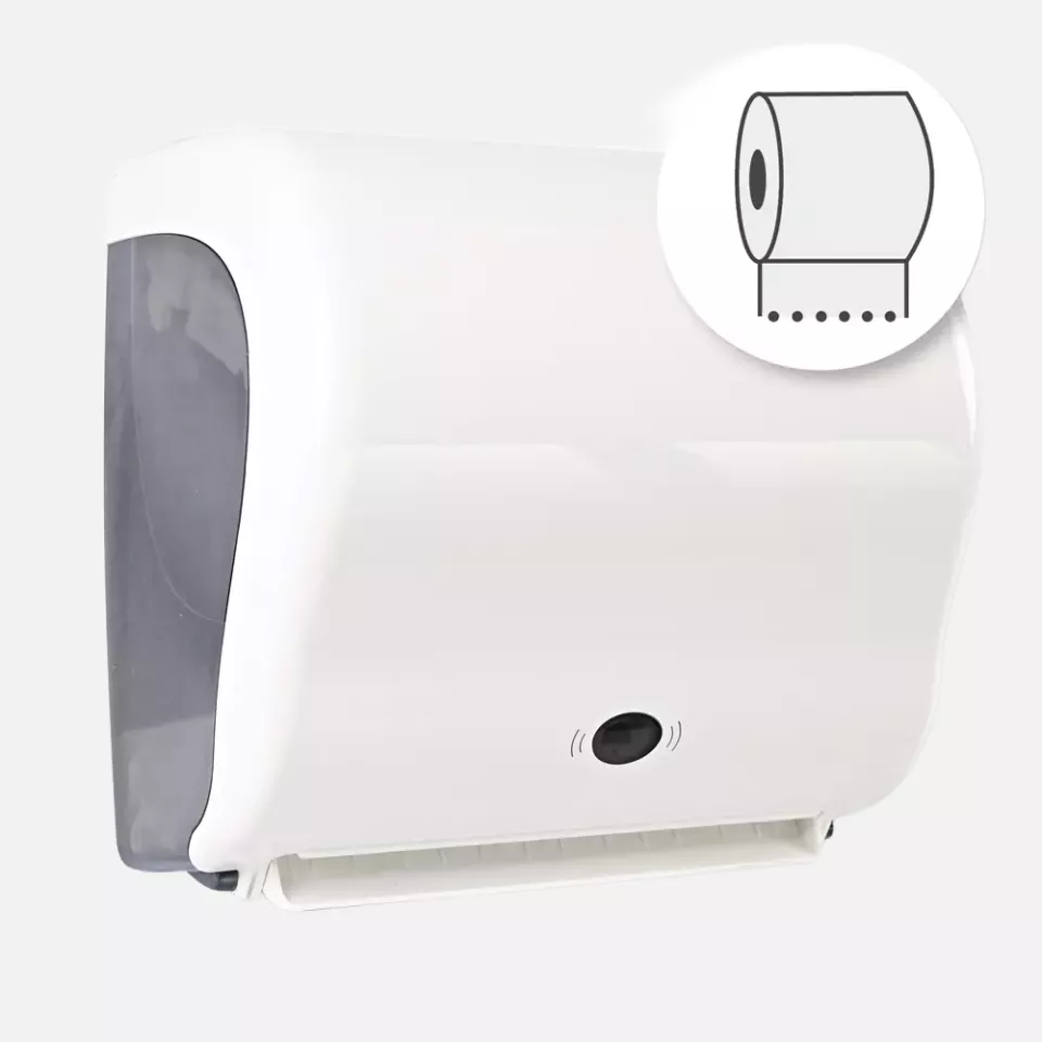 Franz Mensch 88870, Touchless Autocut Plastic Towel Roll Dispenser, image 1, gallery thumbnail