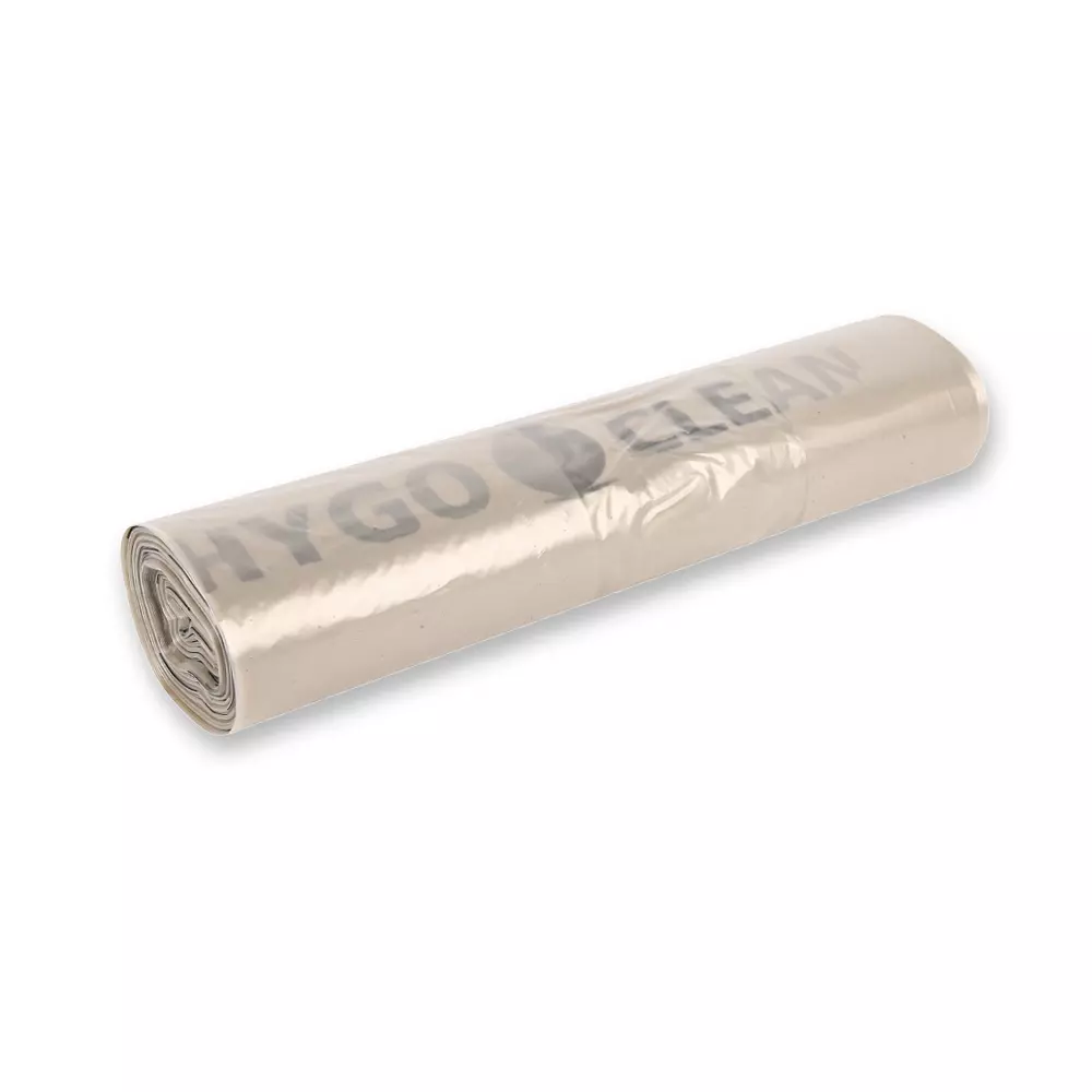 HygoClean 32654, Light LDPE Waste Bags, 70 l, Black, Roll, image 1