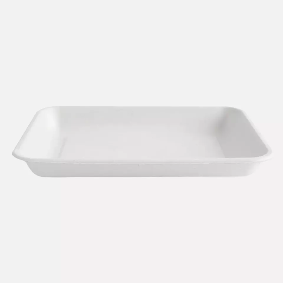 NATUREStar 41165, Organic Bagasse Foodtrays, 225 x 165 x 25 mm, Rectangular, image 2, gallery thumbnail
