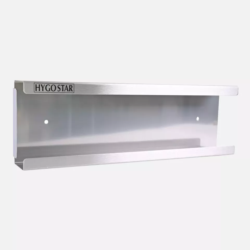 HygoStar 889413, Extra Safe Superlong Glove Dispenser, Stainless Steel, image 3, gallery thumbnail