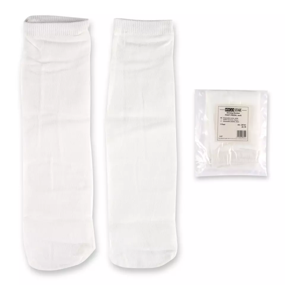 HygoStar 28700, Foot Fresh Polyamide Disposable Socks, image 6, gallery thumbnail