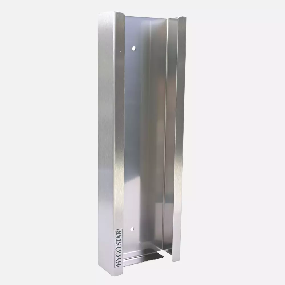 HygoStar 889413, Extra Safe Superlong Glove Dispenser, Stainless Steel, image 1