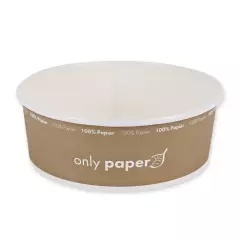 NATUREStar 418130, Organic Paperboard Salad Bowls, 1300 ml, ø 185 mm