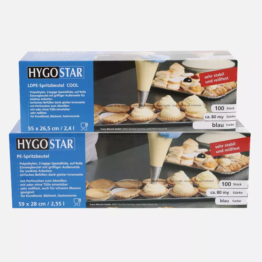 HygoStar 32206, Cool LDPE Pastry Tubes, 55 x 26.5 cm, Blue, image 5