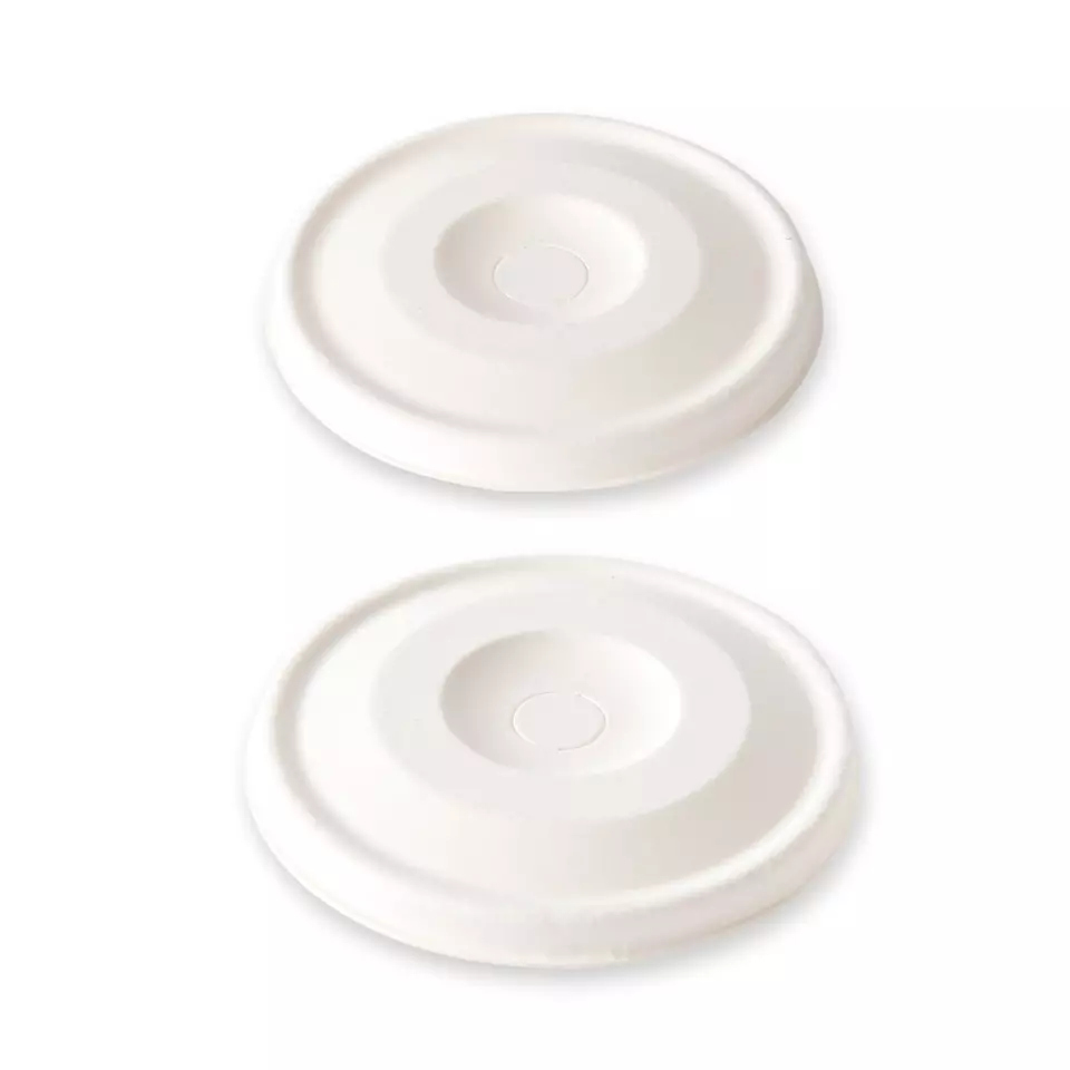 NATUREStar 401601, Bagasse Flat Lids, Organic, image 2, gallery thumbnail