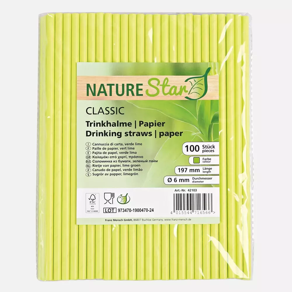 NATUREStar 42103, Classic Paper Straws, FSC®-mix Organic, image 2