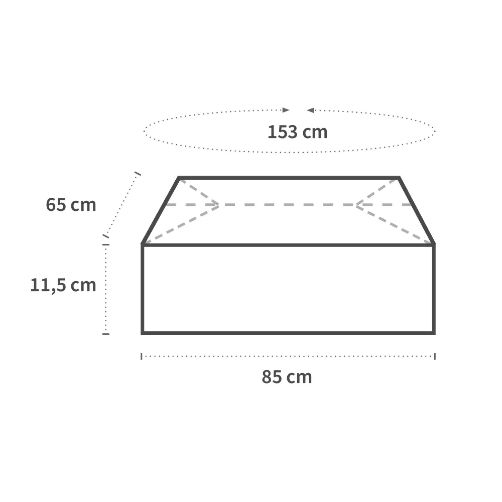 HygoStar 52226, LDPE Loading Trolley Covers, 850 x 650 mm, Blue, image 3