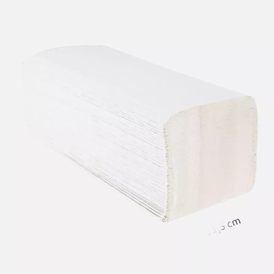 HygoClean 30402, Recycled Paper Hand Towels, 2-ply, V/ZZ-fold, White, image 8, gallery thumbnail