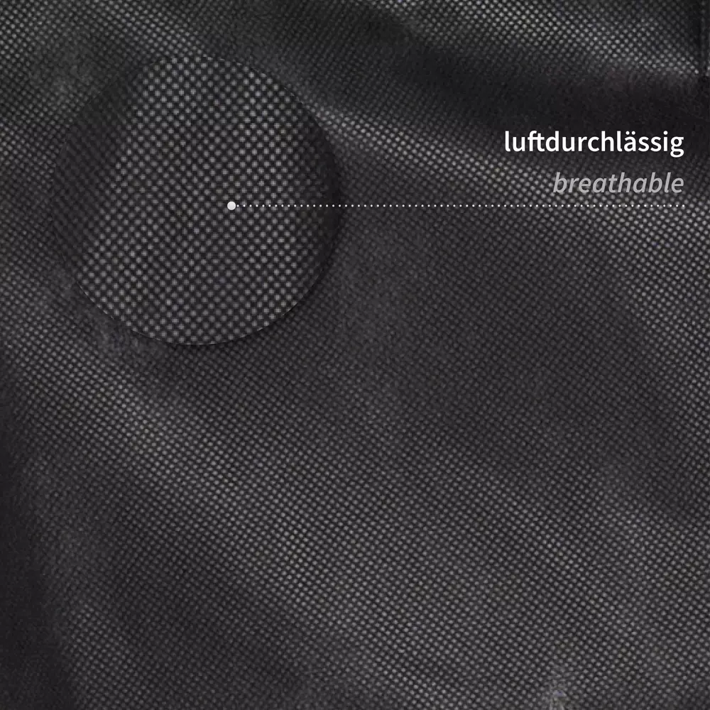 HygoStar 20180, Disposable PP Aprons, 90 x 70 cm, Black, image 3