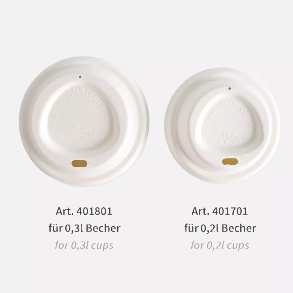 NATUREStar 401701, Bagasse Lids, Organic, image 1, gallery thumbnail