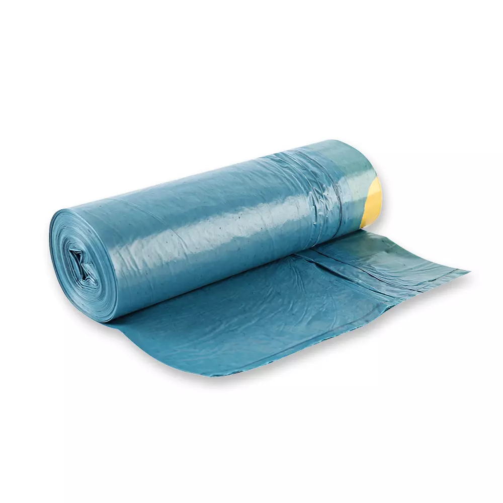 HygoClean 32450, Eco Drawstring LDPE Garbage Bags, 30 l, Dark Blue, Roll, image 5
