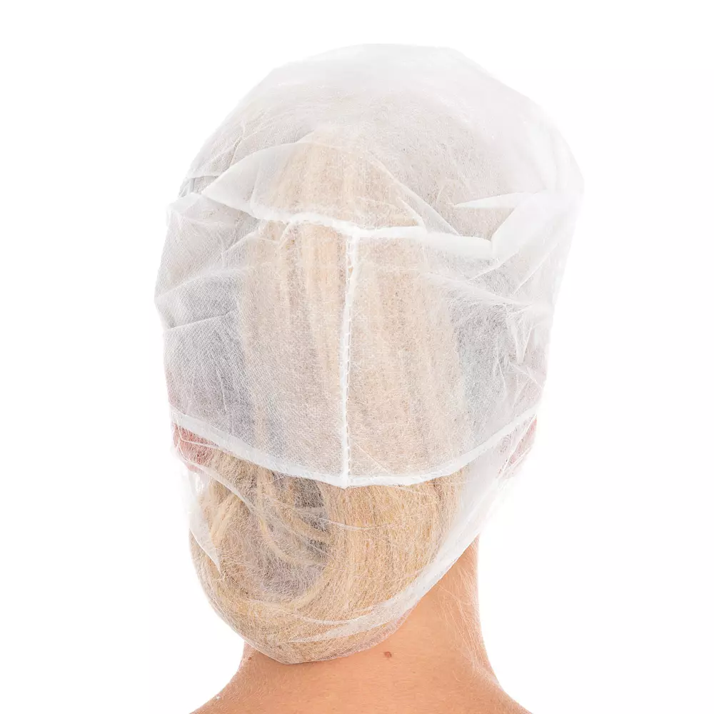 HygoNorm 128899, Eco Peaked Snood Caps, ø 31 cm, White, PP, image 3