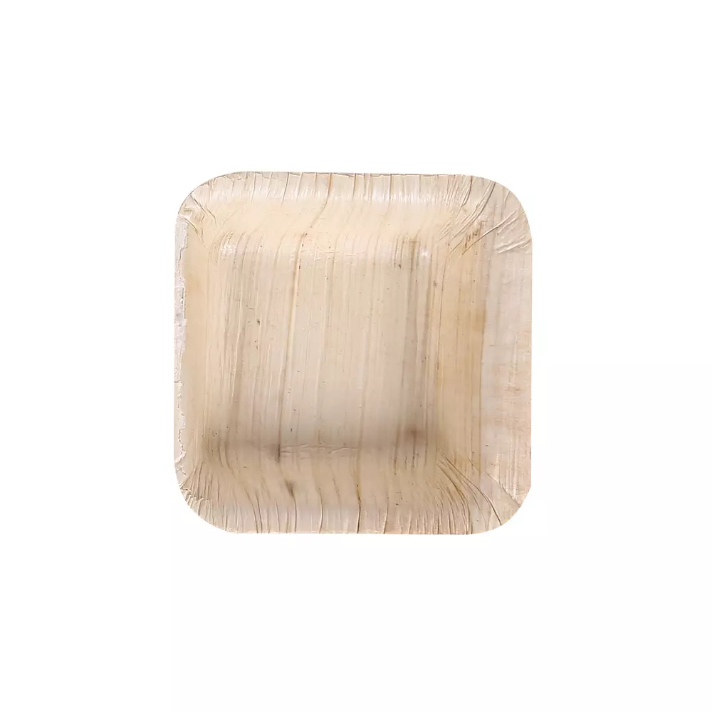 Franz Mensch 410621, Organic Palm Leaf Fingerfood Trays, Square, 30 ml, 65 x mm, image 2