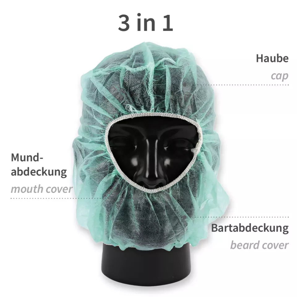 HygoNorm 132479, Astro caps PP Balaclava, Eco, Green, image 4, gallery thumbnail