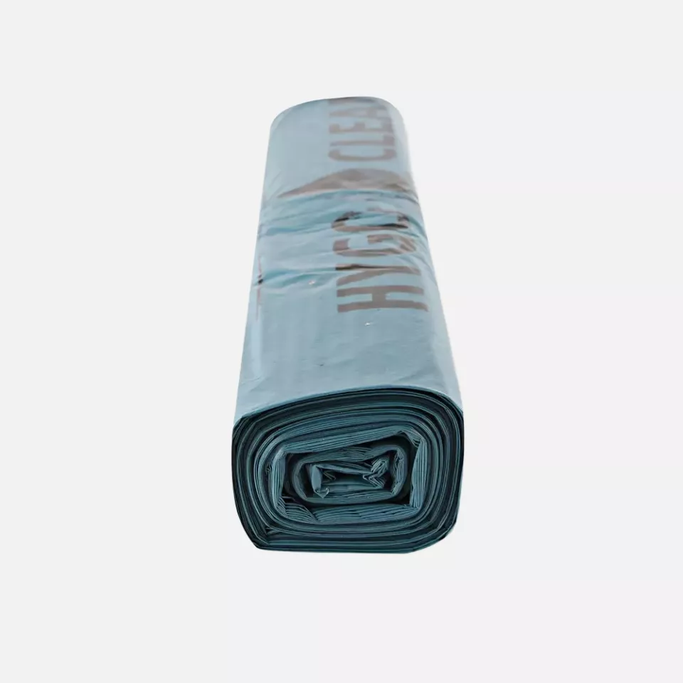 HygoClean 32656, Light LDPE Waste Bags, 70 l, Blue, Roll, image 4, gallery thumbnail
