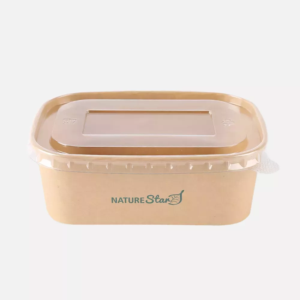 NATUREStar 417475, Organic Takeaway Trays, Kraft Paper/PE, 750 ml, 172 x 120 x 58 mm, FSC®-mix, image 5