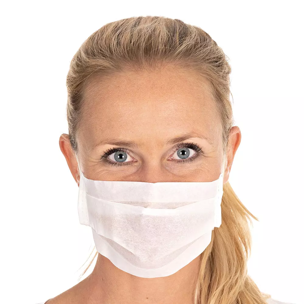 HygoNorm 29109, Civil Use Paper Face Masks, 1-ply, White, image 2