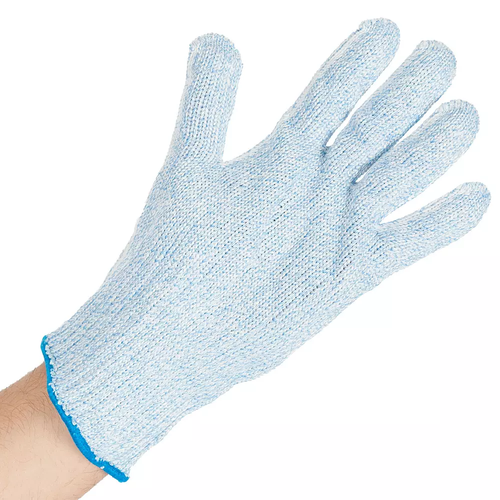 HygoStar 337006, Allfood Steel Knit Cut Protection Gloves, Stainless Steel