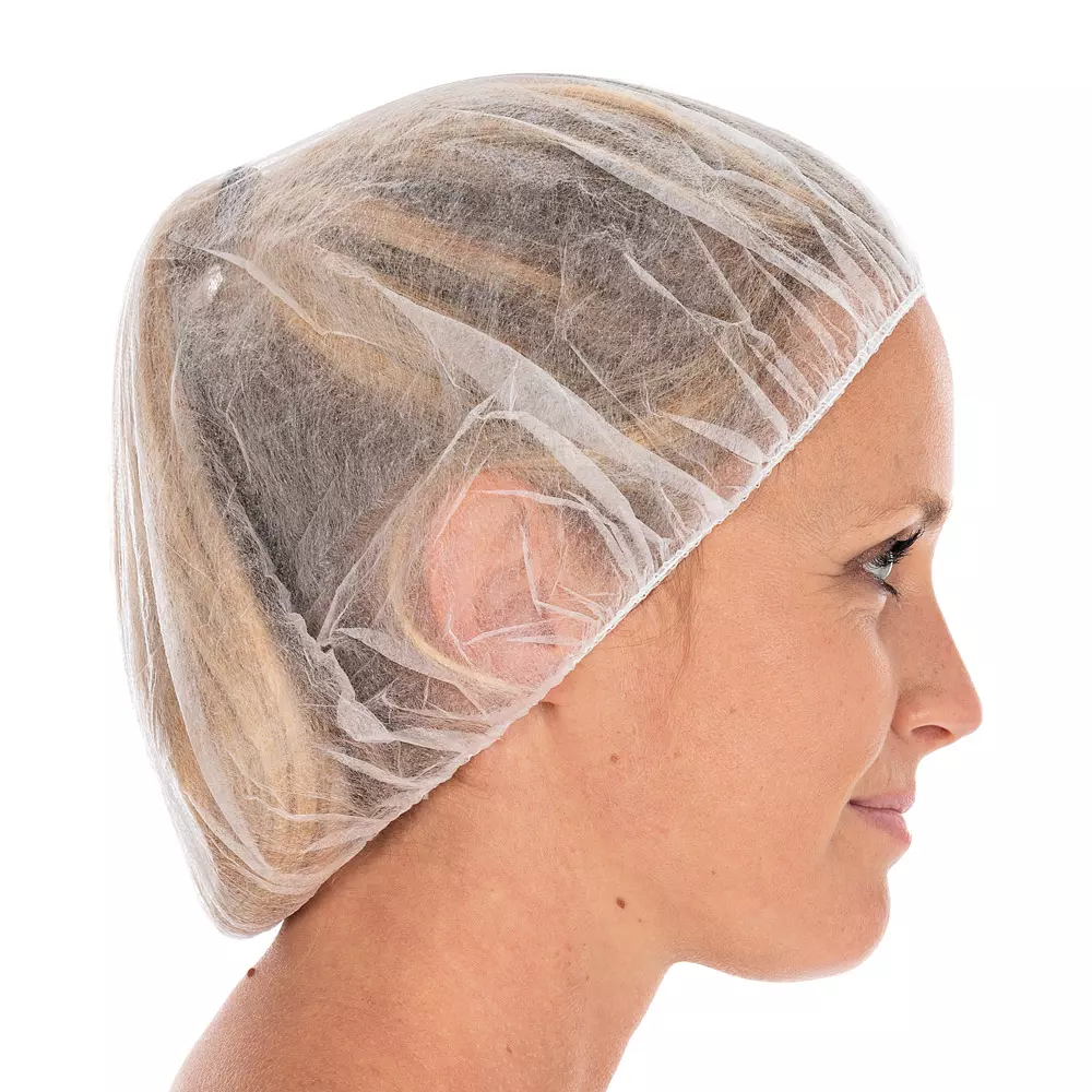 HygoNorm 126419, PP Bettina Eco Bouffant Caps, ø 53 cm, White, image 3