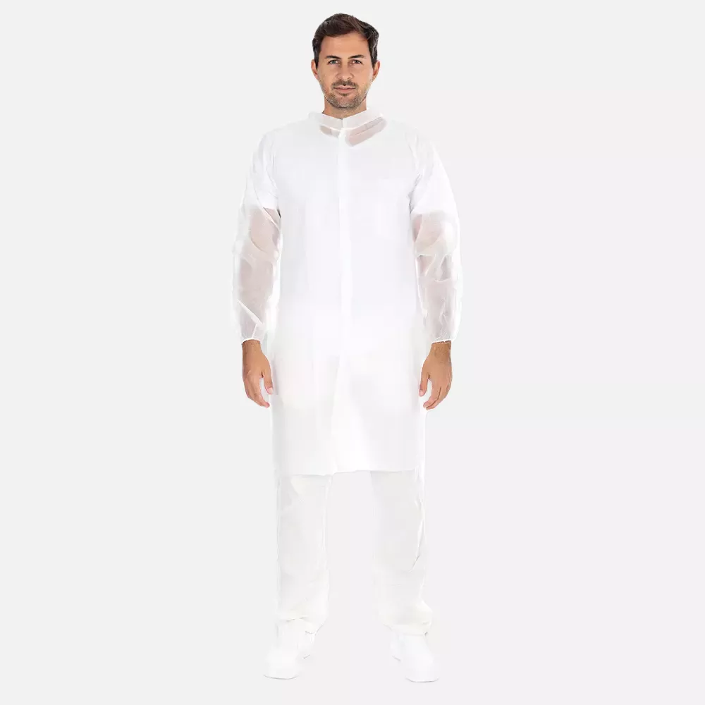 HygoStar 2742, PP Visitor Gowns with Velcro, XXXL, White, image 1