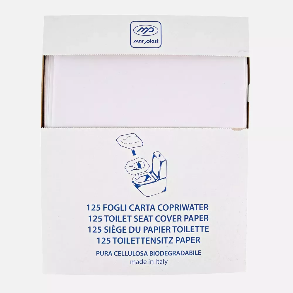 Franz Mensch 32289, Paper Toilet Seat Cover, White, image 3