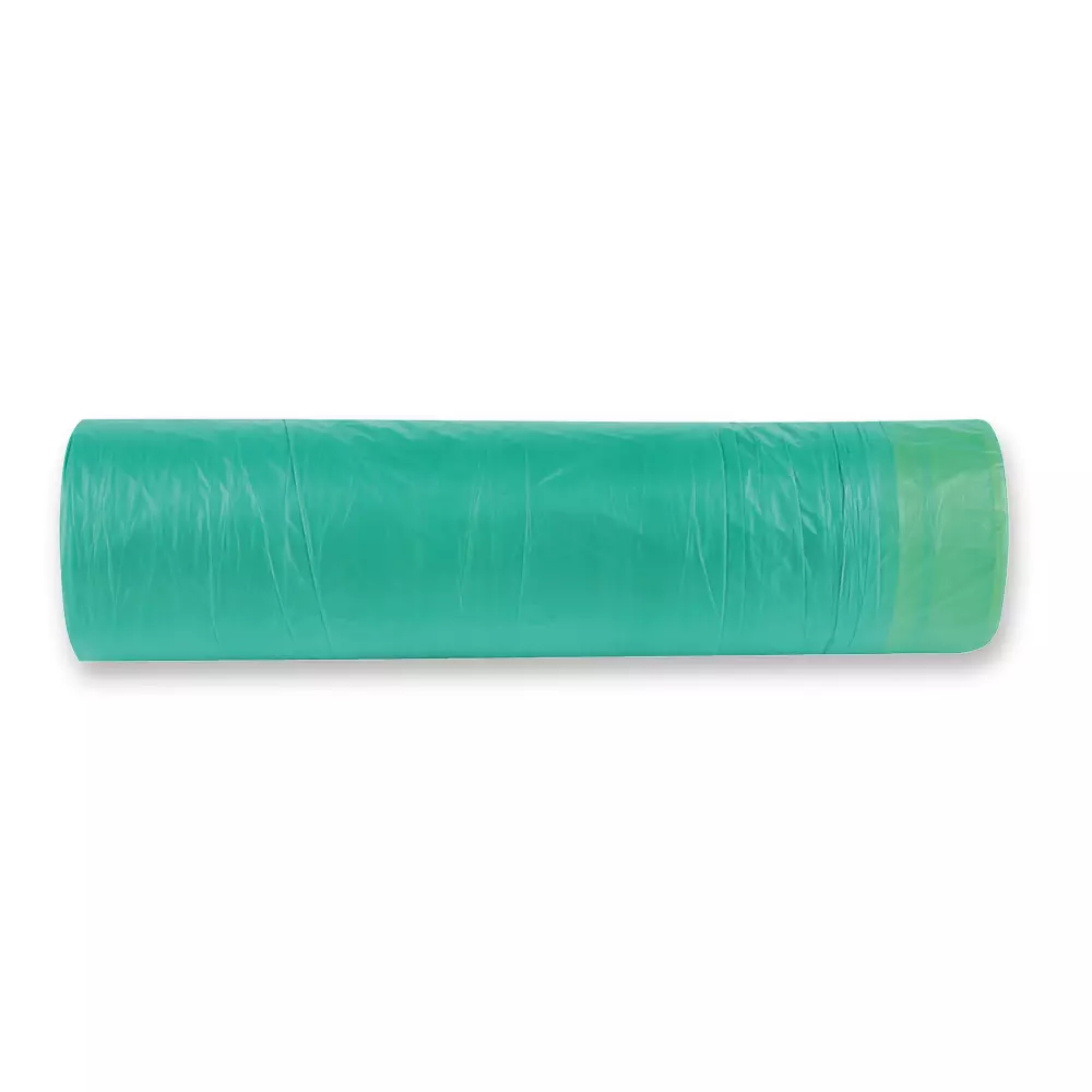 HygoClean 32998, HDPE Drawstring Garbage Bags, 60 l, Green, Roll, image 2