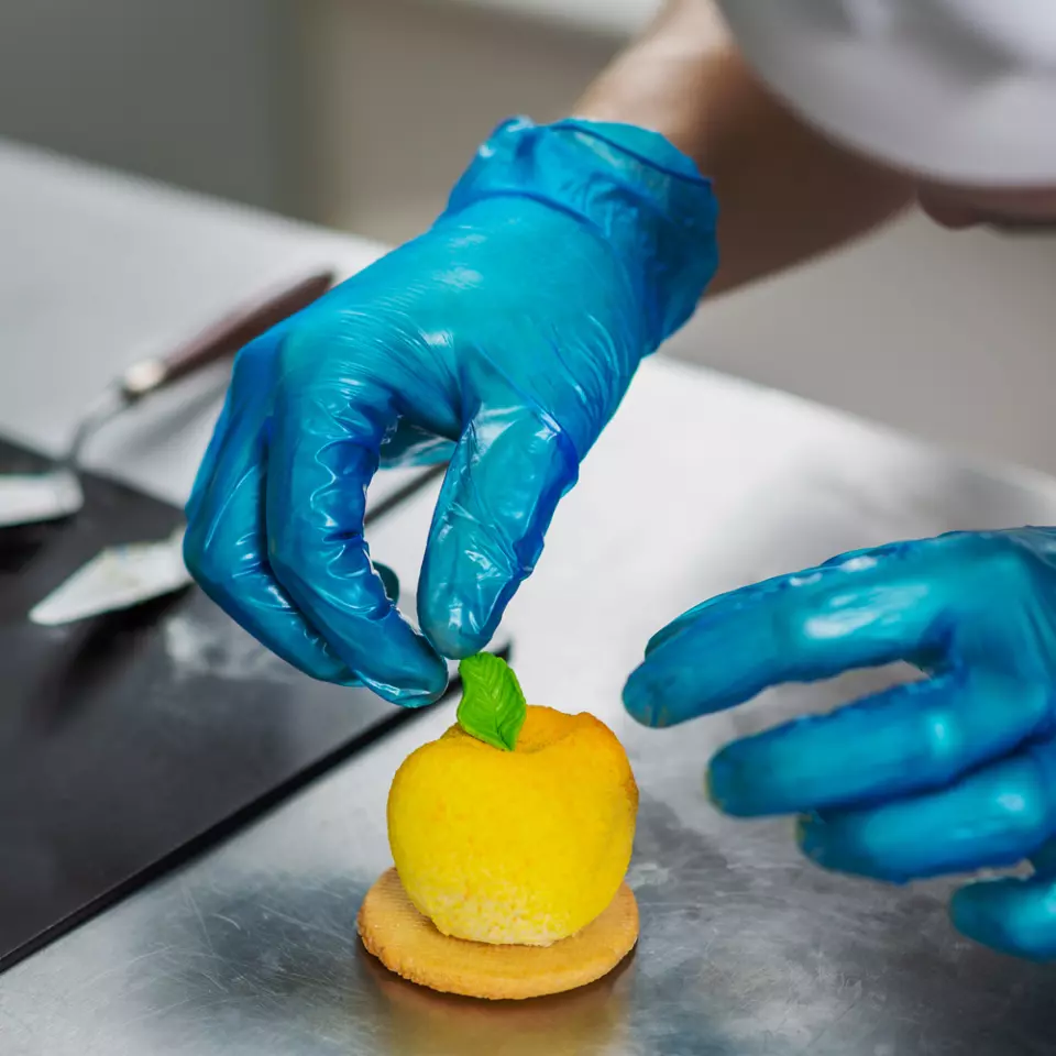 HygoStar 26906, Classic Vinyl Gloves, Powdered, image 3, gallery thumbnail