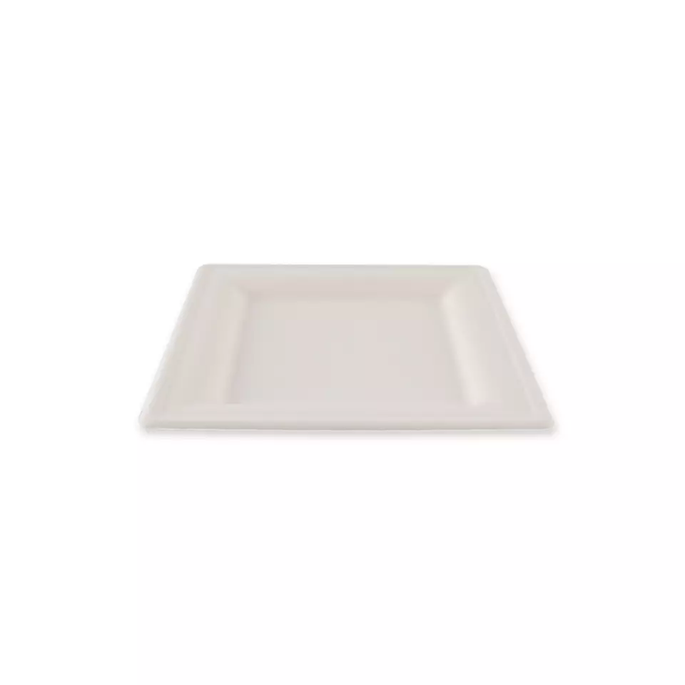NATUREStar 41020, Organic Square Bagasse Plates, 200 x 200 mm, image 3, gallery thumbnail