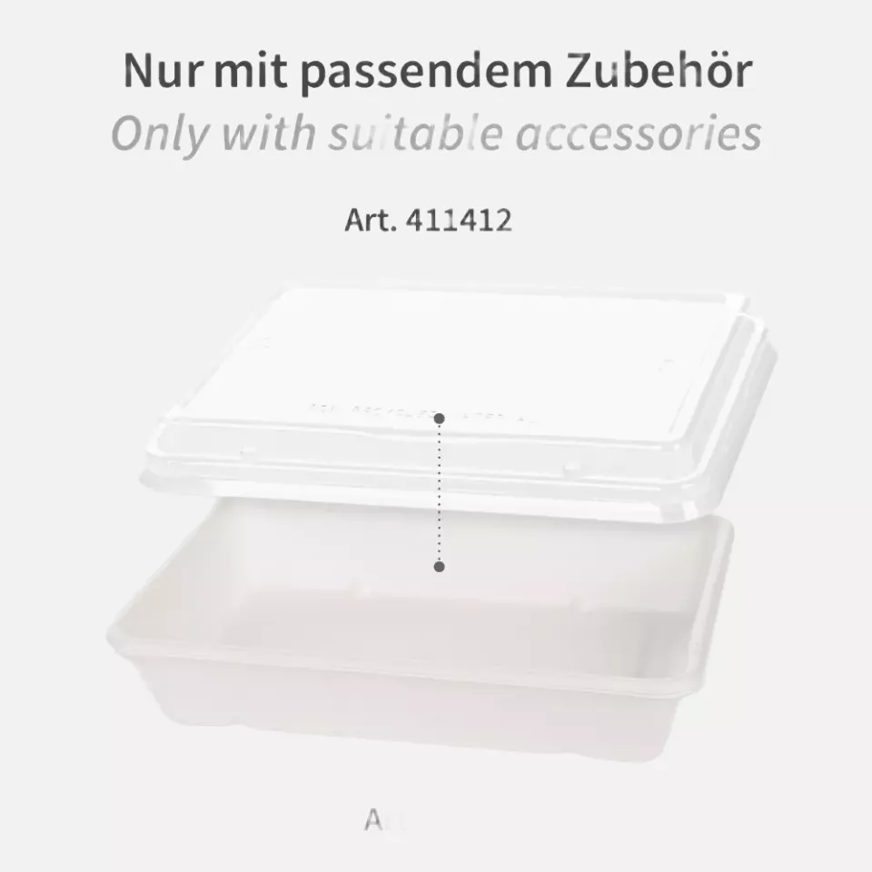 NATUREStar 41144, Classico Organic Trays, 230 x 156 x 45 mm, 1200 ml, Bagasse, image 5, gallery thumbnail