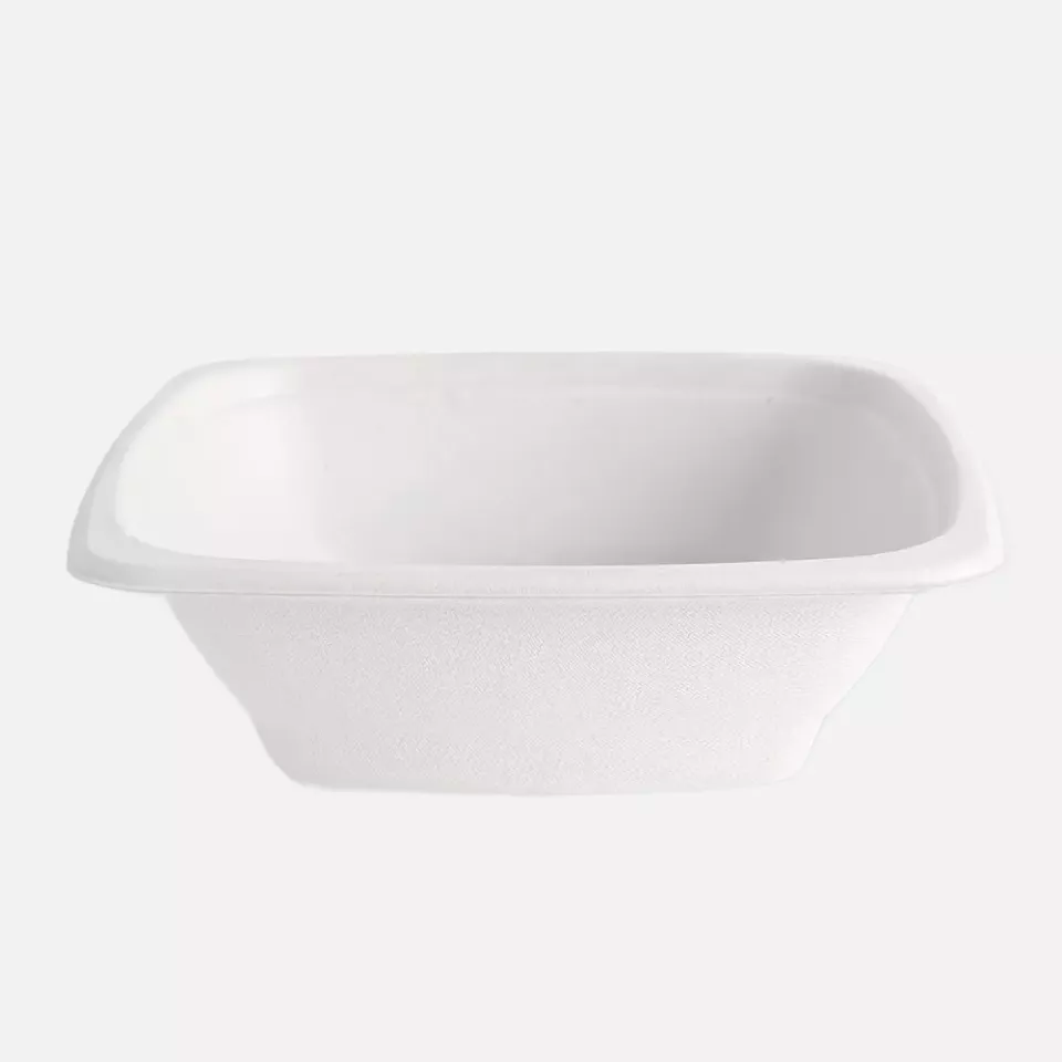 NATUREStar 41175, Organic Bagasse Trays, 180 x 54 mm, 700 ml, Square, image 1, gallery thumbnail