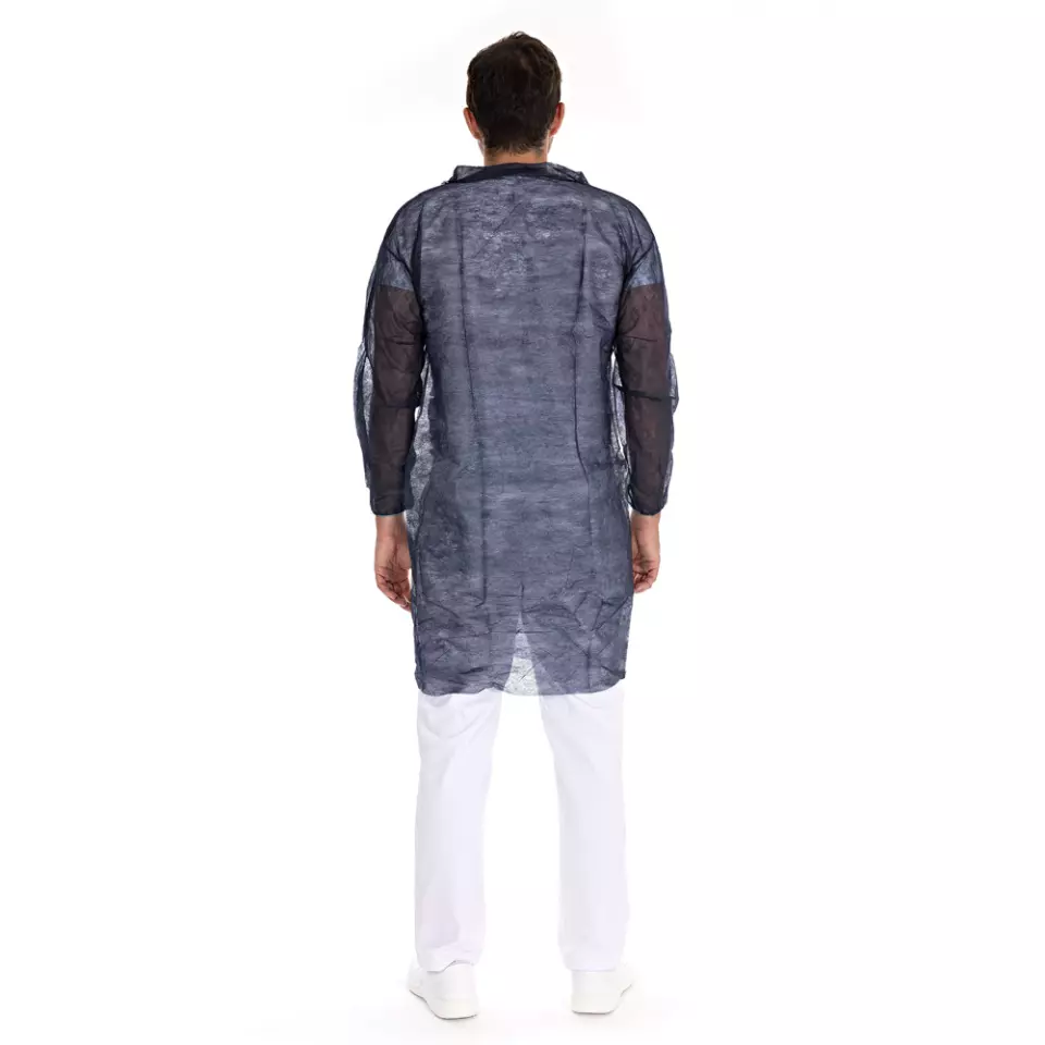 HygoNorm 274296, Eco PP Visitor Gowns, Push Buttons, XXXL, Blue, image 4, gallery thumbnail