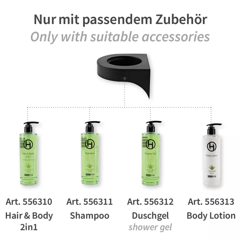 HygoStar 556307, Pump Dispenser Holder, Plastic, image 5, gallery thumbnail