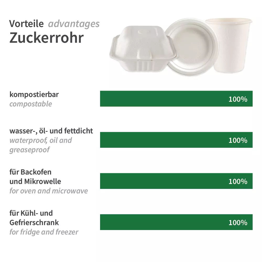 NATUREStar 41192, Round Bagasse Bowls, 1200 ml, Ø 195 mm, image 4