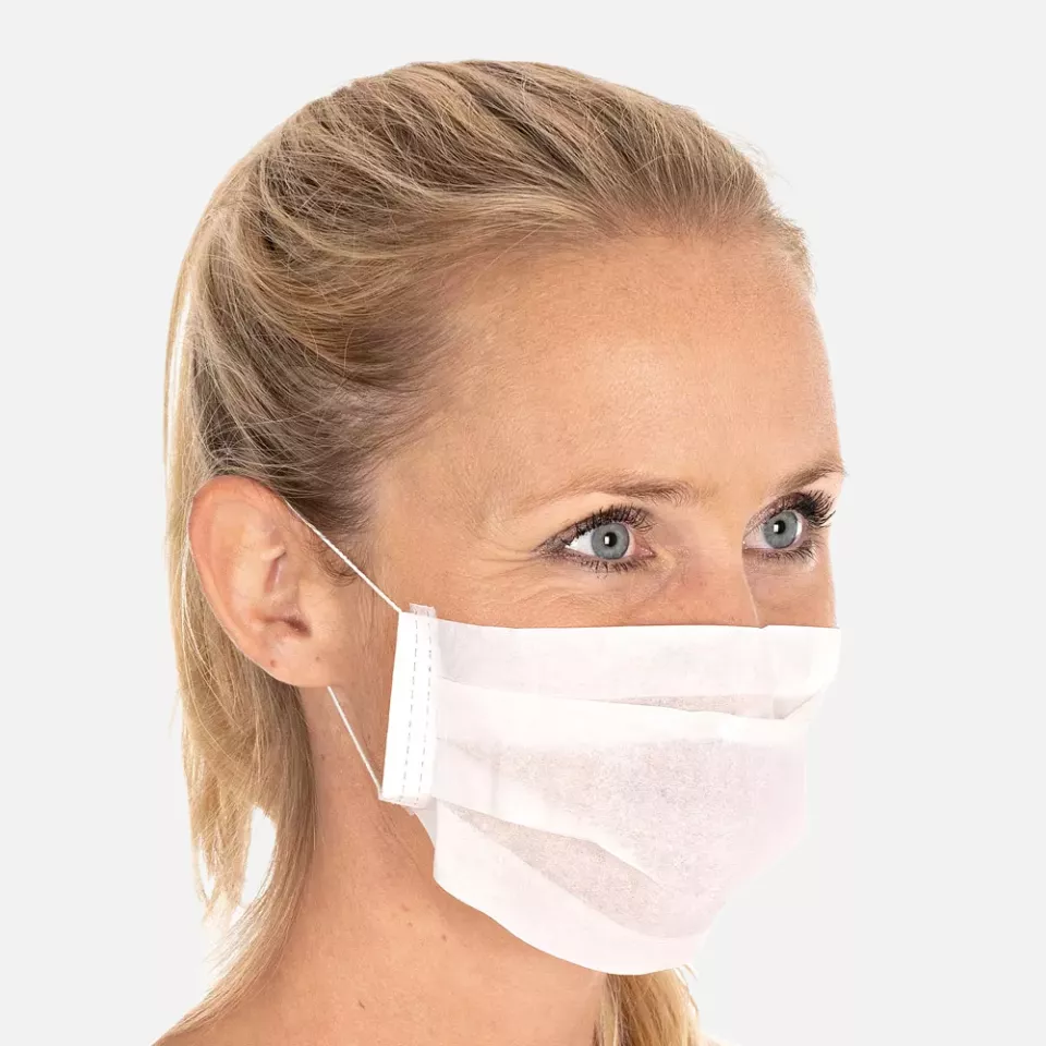 HygoNorm 29109, Civil Use Paper Face Masks, 1-ply, White, image 3, gallery thumbnail