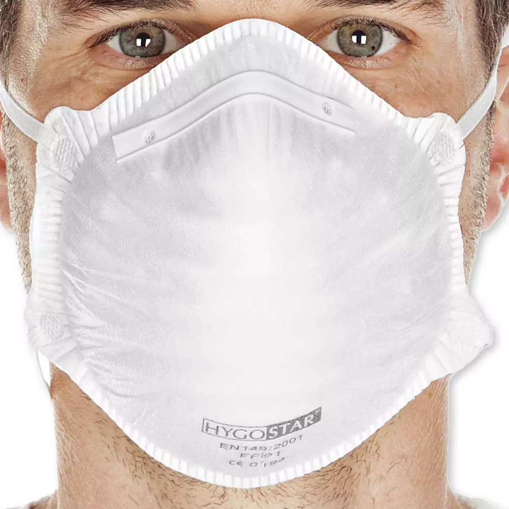HygoStar 2932, FFP1 NR PP Cup-Shaped Respirators, image 3
