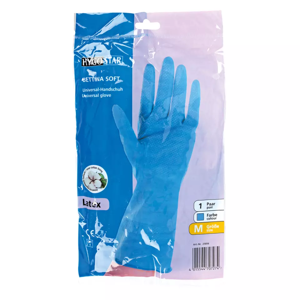 HygoNorm 25806, Bettina Soft Latex Household Gloves XL, image 2, gallery thumbnail
