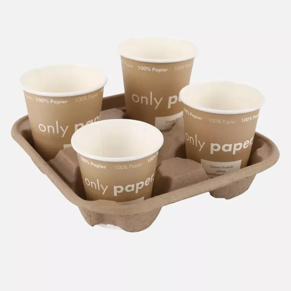 NATUREStar 40249, Quattro Organic Recycled Paper Cup Holder, image 4, gallery thumbnail