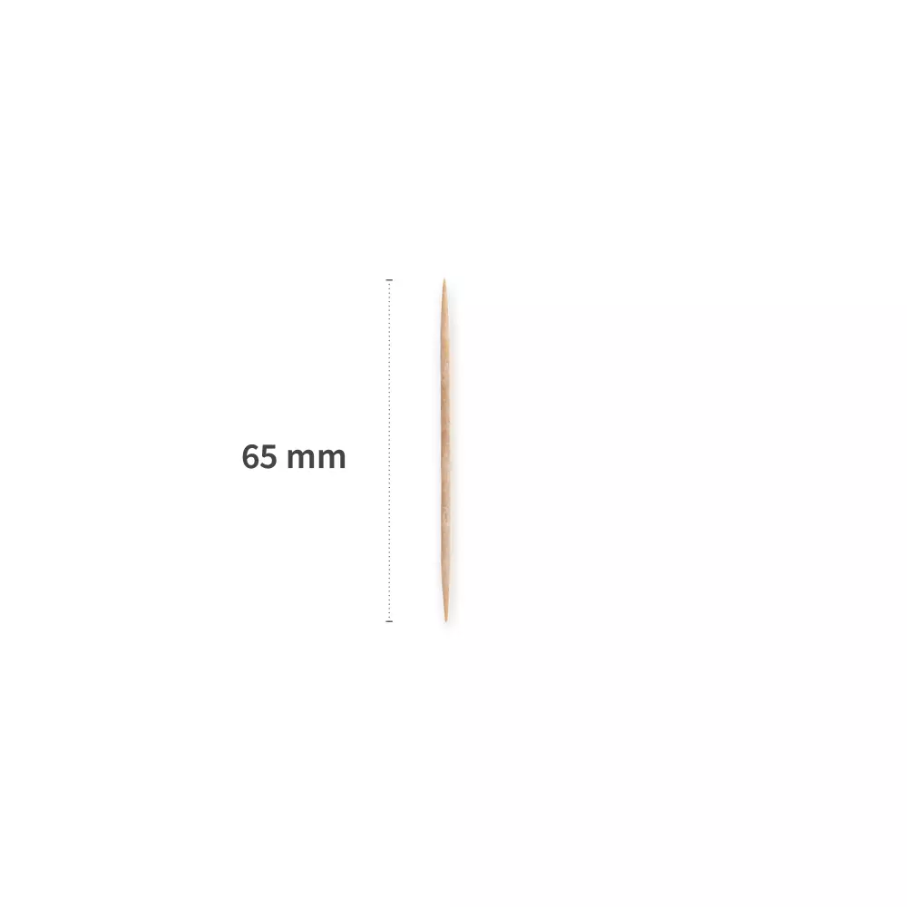 NATUREStar 3880, Bio-Holzzahnstocher, 65 mm, einzeln in Papier verpackt, image 3