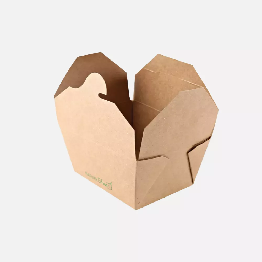 NATUREStar 417313, Menu Organic Kraft Paper/PE Food Boxes, 130 x 105 x 65 mm, FSC®-mix, image 4