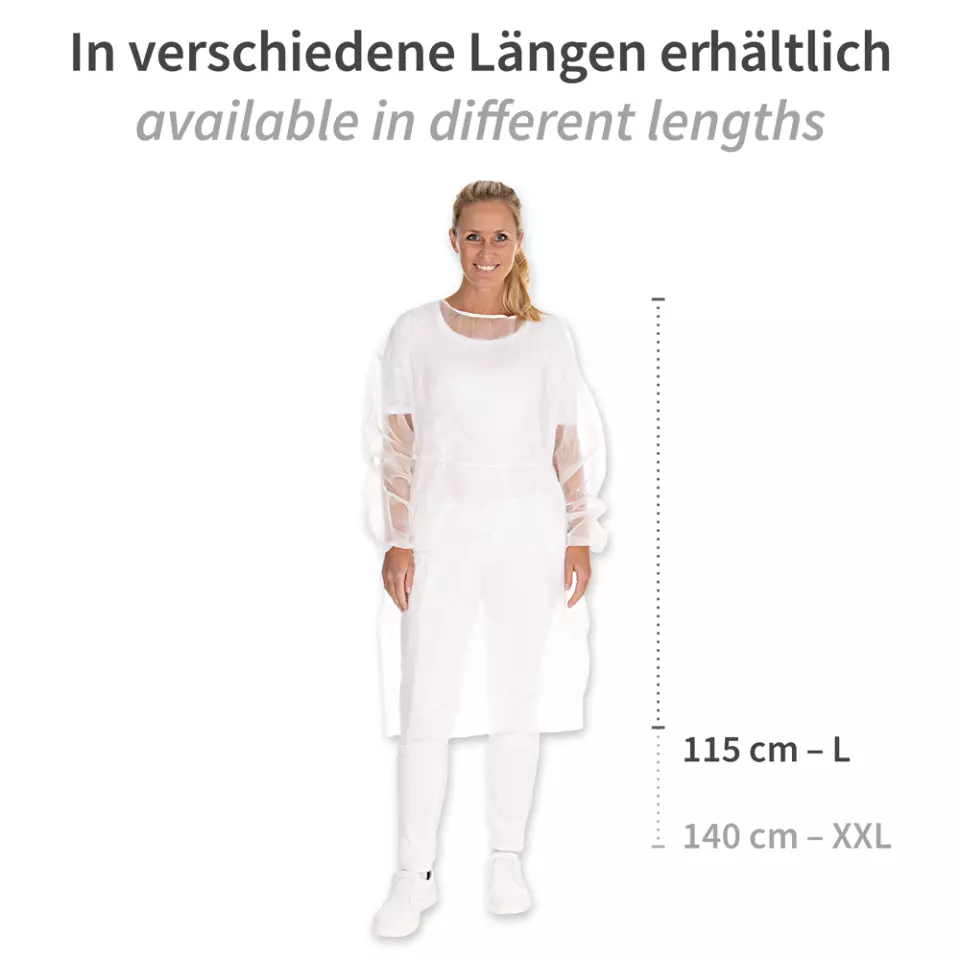 HygoStar 27740, PP Gowns with Elastic Wrist Band, image 10, gallery thumbnail